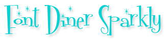 Font Diner Dot Com Sparkly